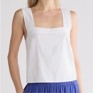 Madewell Irene Linen Blend Top
